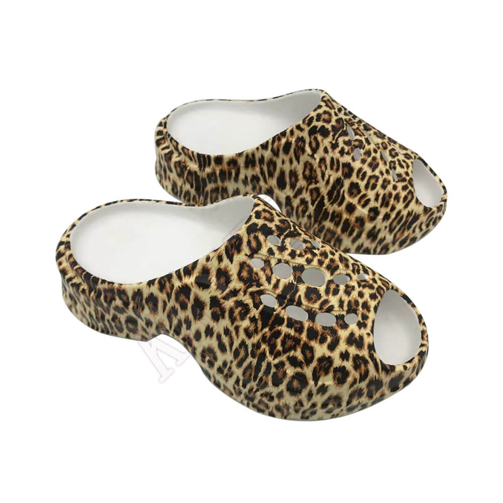 Pastel Tie Dye Platform cloud clogs sandals